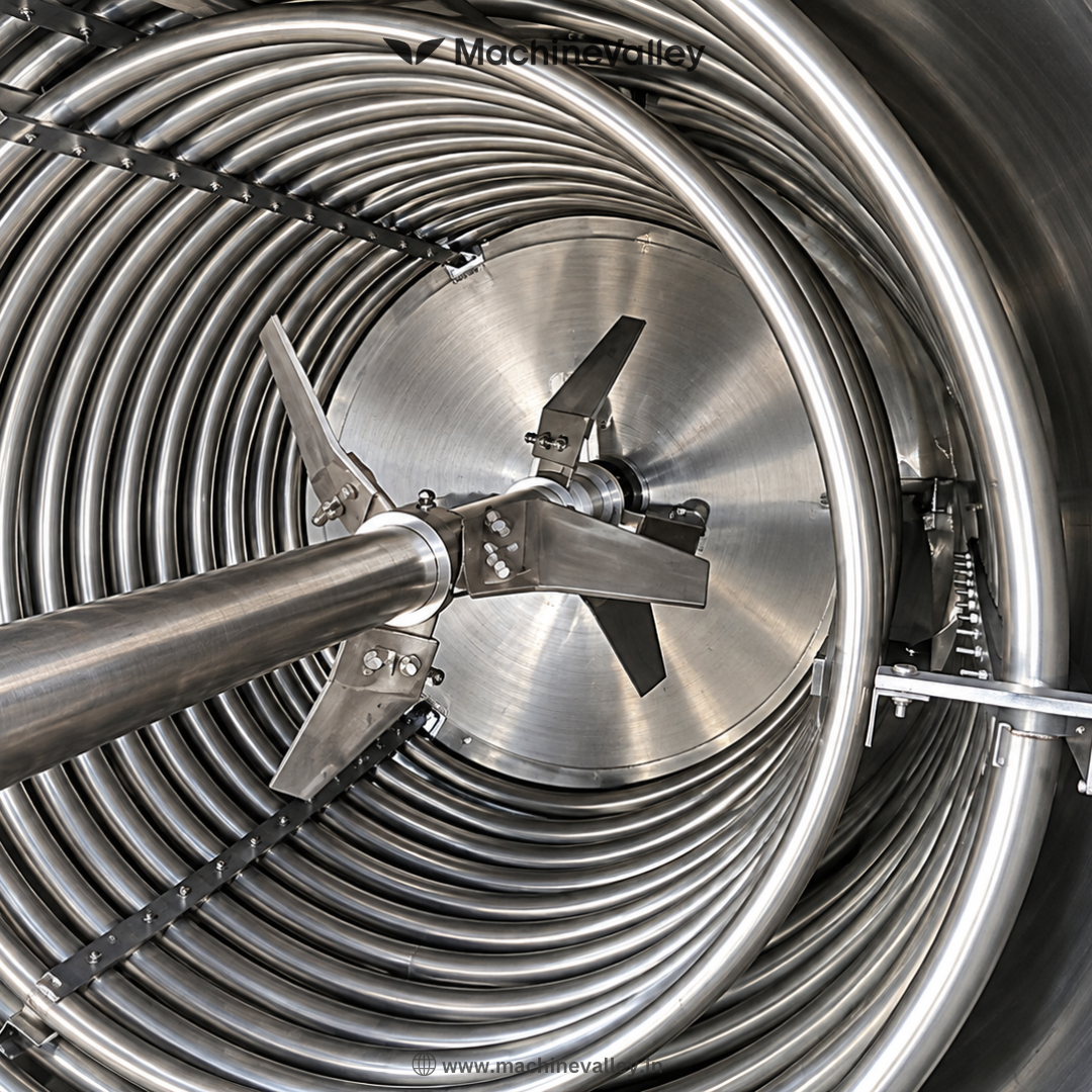 Internal Limpet Coil for Vessel